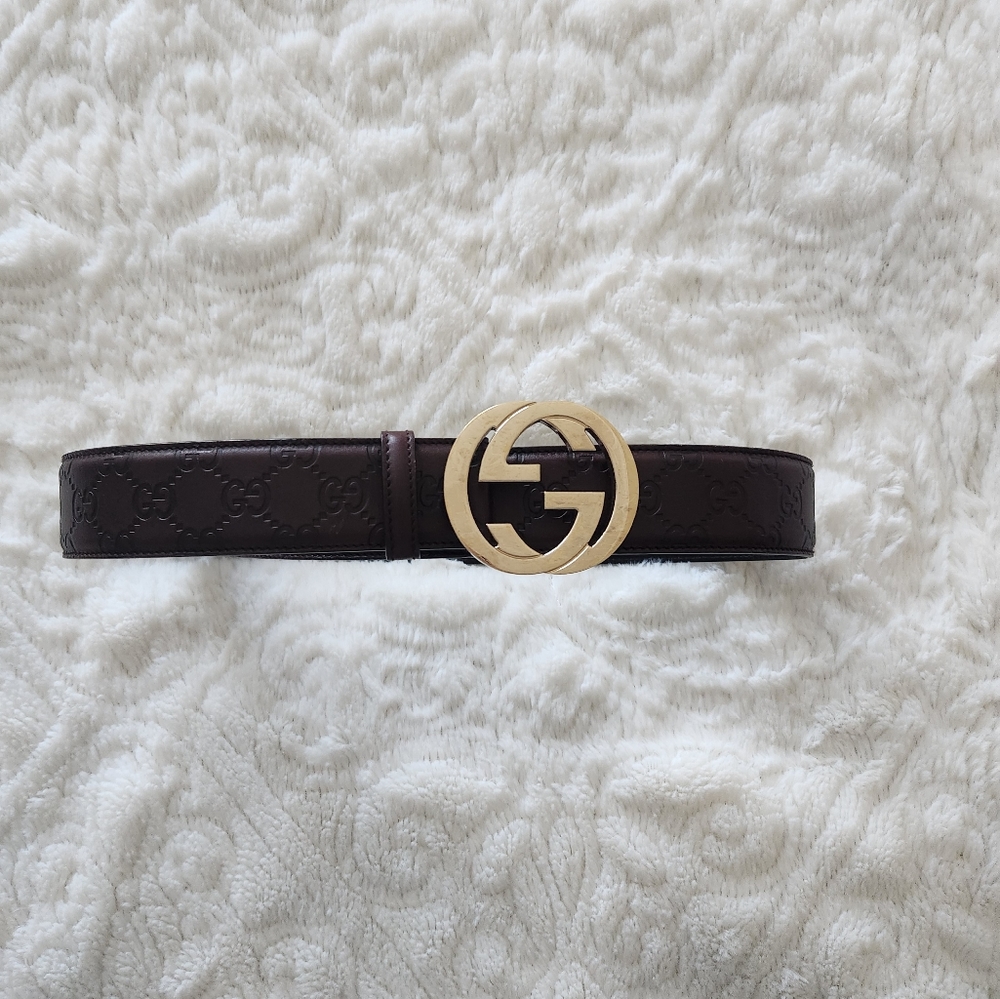 GUCCI GG Women's brown belt M